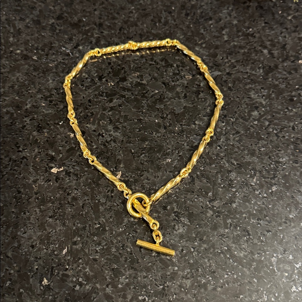 Soko Imara Lariat Gold plated Necklace